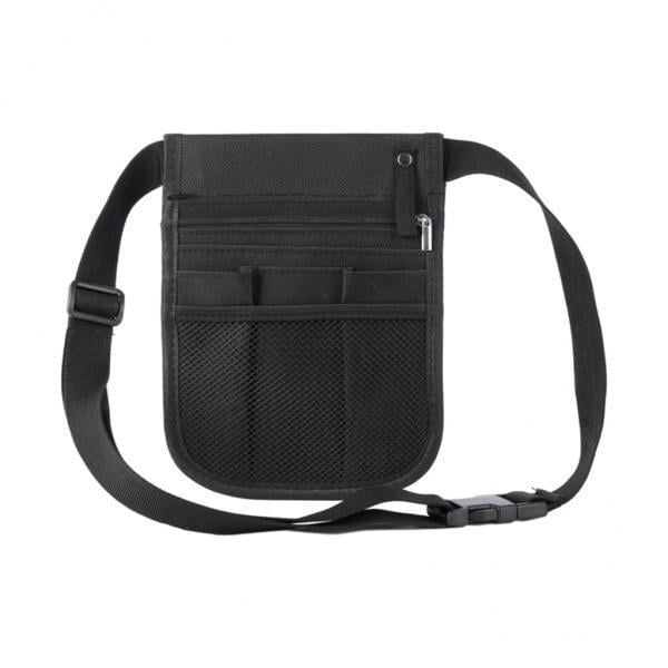 2x Organizador De Enfermería Cinturón Ajustable Bolsillo Adicional Bolso De Hombro Compartimento Múltiple