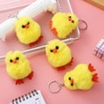 thumbnail image 3 of QIDITONG 10 Pcs Plush Duck Keychains Cute Duck Plush Keychain Soft Key Ring Plush Animal Keychain Ornament Accessories For Bags And Keys, 3 of 5