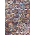 thumbnail image 3 of Contemporary 5x8 Area Rug (5'3'' x 7'3'') Circles Multi-Color Living Room Easy to Clean, 3 of 8