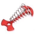 thumbnail image 2 of 10PCS Deck Anchor Pegs, Windproof Aluminium Alloy Fishbone Tent Stakes with Spring Buckle, Portable Wind Rope Anchor, Camping Tent Nail, 2 of 7