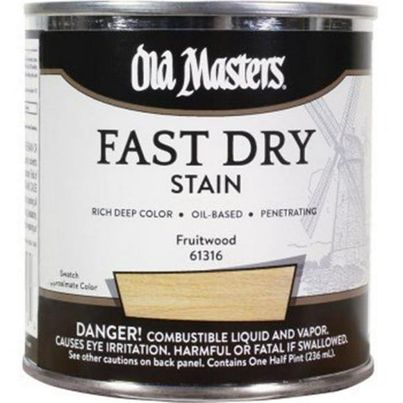 Old Masters  0.5 Pint Fruitwood Fast Dry Stain