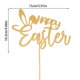 thumbnail image 3 of CaiYueKe Easter Party Cake Topper Decorations Alphabet Number Gold Scallion Paper Flag Inserts for Dessert Cupcake Holiday Celebration Supplies Decorative Flags, 3 of 7
