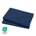 thumbnail image 7 of Bare Home Pillowcase Set - Premium 1800 Collection - Double Brushed - Ultra Soft - Toddler Size, Dark Blue, 2 Count, 7 of 7
