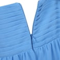 thumbnail image 6 of DPOIS Kids Flower Girl Dress One Shoulder A-line Chiffon Long Dress A Sky Blue 10, 6 of 7