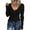 g-Black15833, variant on Women Undershirts Base Layer Stretch Warm Thermal Fashion Solid Color Button T Shirt V Neck Pullover Long Sleeve Slim Shirts Classic Tops