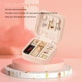 thumbnail image 3 of Bracelet Jewelry Storage Box, Fine Polished Soft Lining White Lightweight PU Leather Jewellery Box  for Rings for Earrings, 3 of 7