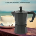 thumbnail image 3 of Stovetop Moka Pot, Italian Hand Brewed Coffee Maker Aluminum Alloy Kitchen DIY Accessories, 3 of 8
