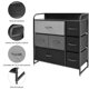 thumbnail image 5 of Mueble Buró Organizador Comoda Metal 7 Cajoneras Tela Negra Houzer, 5 of 7
