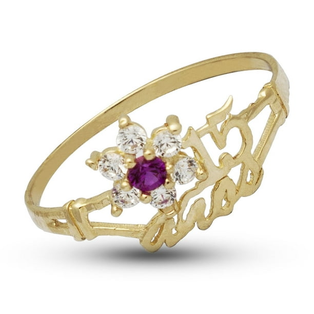 Anillo 15 Años Horoz W116 Oro 10K #6 Walmart en línea