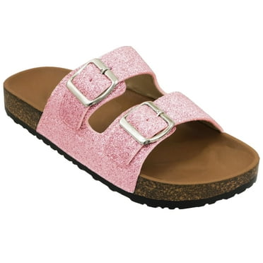 VONMAY Women's Flat Cork Slide Sandals On Casual Fashion Open Toe Slippers