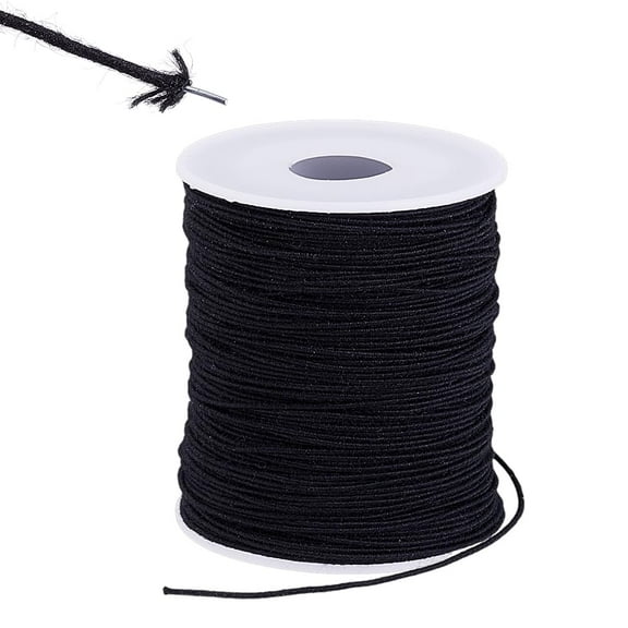 100 Yards Black Floral Wires 18 Gauge Cotton Covered Millinery Wire Iron Stem Wires