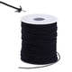 thumbnail image 1 of 100 yardas de alambre floral negro, calibre 18, alambre de sombrerería recubierto de algodón, alambre de hierro para tallos, ideal para suministros de costura y accesorios para la confección de alas., 1 of 9