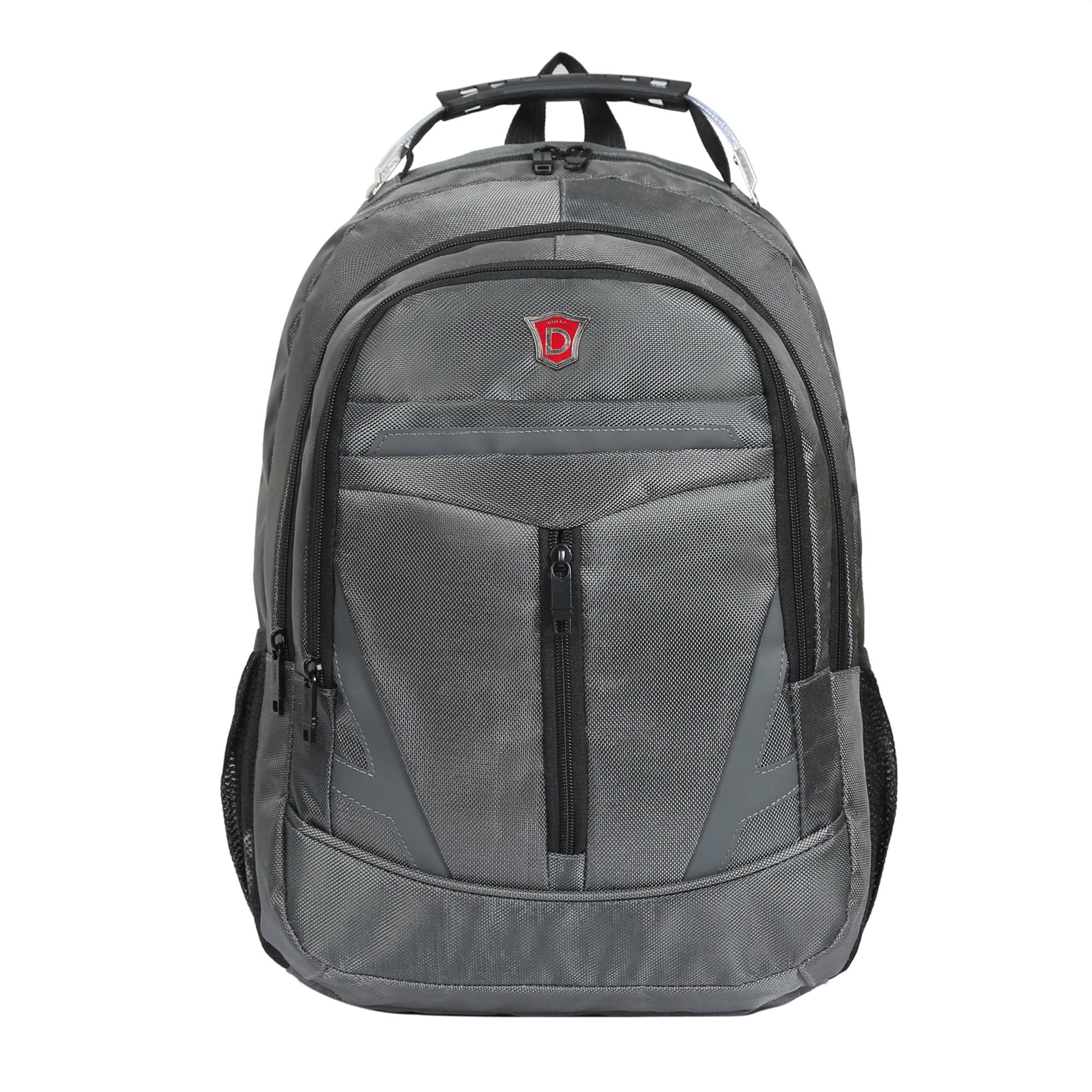 InUSA Eminent Executive Backpack for 15.6-inch Laptop  Multi-Compartment  Spacious Storage Backpacks  Easy Carrying with Reinforced Straps  Grey