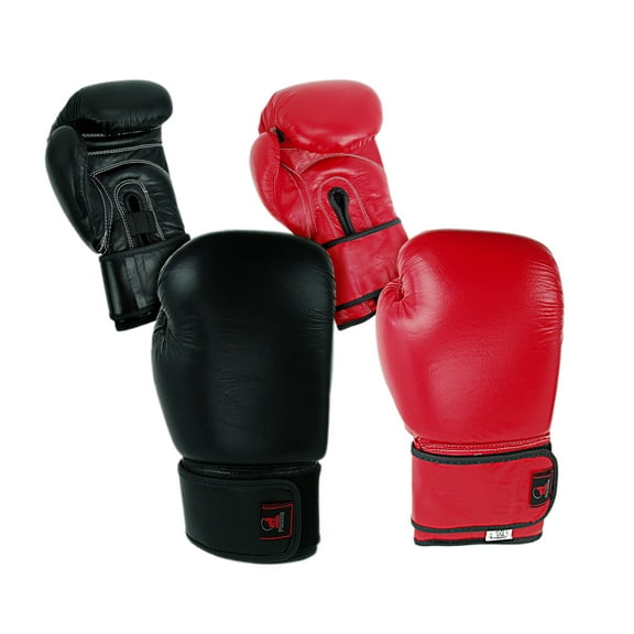 Boxing Gloves Kick Boxing Muay Thai Training Sparring Gloves Genuine Leather Boxing Gloves