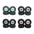 thumbnail image 1 of mmirethe 20pcs/set Caoutchouc Éponge Pneu Diverses Options pour RC Voiture Roue Éponge Pneus Pièces de Voiture de Contrôle à Distance Rouge 1Set, 1 of 6