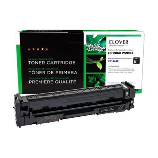 Clover Imaging Group - Rendement Élevé - Noir - compatible - Boîte - Remanufacturée - Cartouche de toner (alternative pour : HP 206X) - pour HP Color LaserJet Pro M255dw, MFP M283fdw
