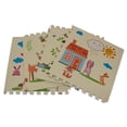 thumbnail image 4 of Tapete Cleo Puzzle Jirafas 60X60 Cm, 4 of 6