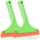 thumbnail image 1 of 2PCS Window Squeegee with Handle, Flexible Rubber Squeegee, Shower Squeegees, for Glass, Mirrors, Car Windows, Bathroom, 6 INCH, 1 of 5