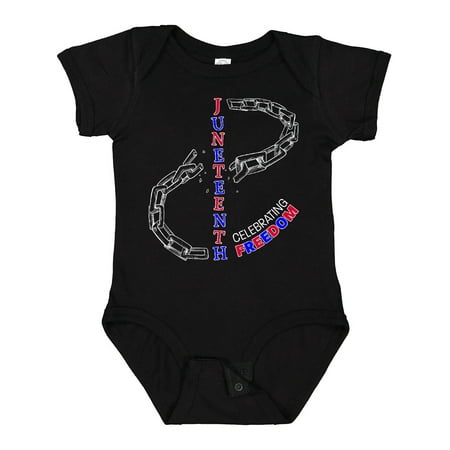 

Inktastic Juneteenth-Celebrating Freedom- Breaking Chains Gift Baby Boy or Baby Girl Bodysuit