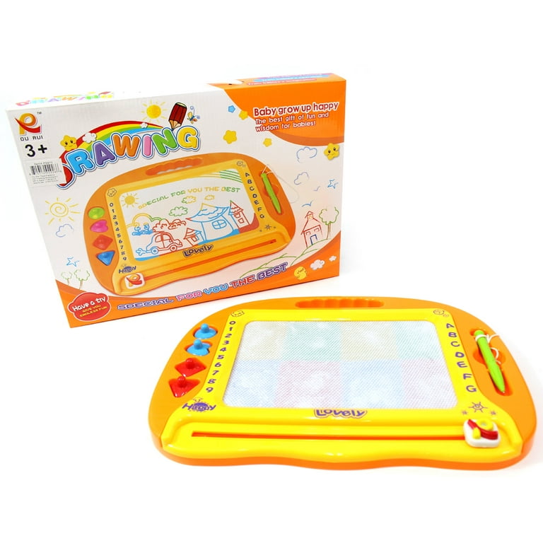 Lollanda 10.1 inch Etch A Sketch For Adults Colorful Drawing Board Writing  Doodle Pad Sketch Pad For Kids 9-12 Yellow