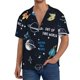 thumbnail image 1 of Fotbe Space Camisa Estampada de Manga Corta para Hombre, Casual de Verano, Estilo Playero, Sin Arrugas-XX-Large, 1 of 5