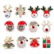 thumbnail image 1 of Pendientes navideños para pendientes navideños, árbol de Navidad, pendientes de copo de nieve para adolescentes, regalos de Navidad, 1 of 5