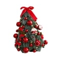 thumbnail image 2 of yuksok Mini Halloween Christmas Tree, Lighted Tabletop Artificial Xmas Tree, Small Tree Style A, 2 of 9