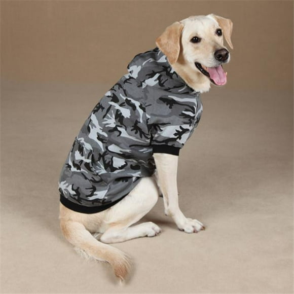 Casual Canine Camo Hoodie Lrg Green