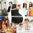 thumbnail image 2 of AILIVIN Women High Waist Shapewear Butt Lifter Body Shaper Lace Shaping Tummy Control Shapewear Panties Slimming Comfort Shaper,Black,S/M, 2 of 7