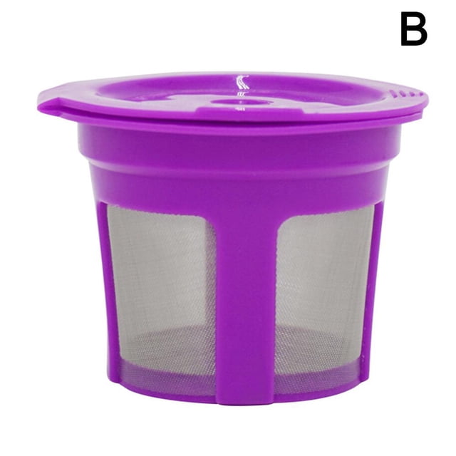 Reusable Coffee K-cup Filter Baskets, Universal Fit K-cup Reusable Coffee Pods Filters,Stainless Micro Mesh Refillable K Cups,Replacement for K-Cups,Eco-Friendly and Easy to Clean F4A0
