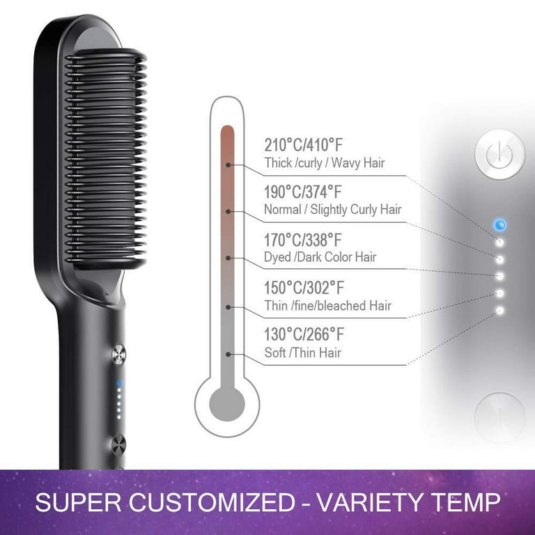 Straightening brush for fine hair cheap
