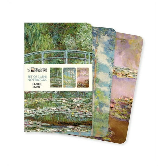 Mini Notebook Collections: Claude Monet Set of 3 Mini Notebooks (Hardcover)