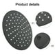 thumbnail image 3 of Shower Head Bath Black High Pressure Rain Replacement Round Swivel Ball, 3 of 10