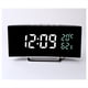 thumbnail image 2 of Reloj Despertador Digital con Pantalla LED Curva, Indicador de Temperatura y Humedad, Multifunción, 7816, 2 of 5