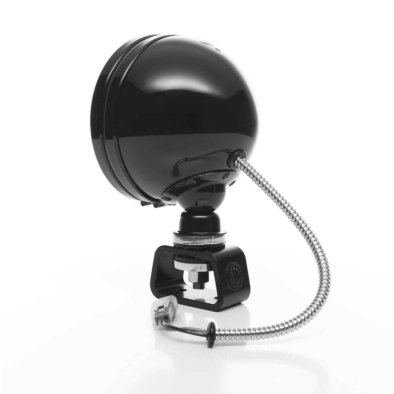 KC HiLiTES 1238 Daylighter – 100W Single Spot Beam Off-Road Light With Cover, Black Housing