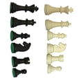 thumbnail image 4 of 32 piezas piezas de ajedrez piezas de ajedrez de plástico portátil internacional piezas de ajedrez accesorio de juego de mesa Inevent FN000230-00, 4 of 7