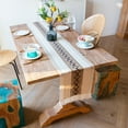 thumbnail image 6 of Mdesiwst Table Runner with Tassels Hollow Design Protective Table Cloth for Dining Table Farmhouse Decoration, 6 of 7