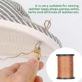 thumbnail image 3 of 3-Spool Nylon Thread Sewing Kit, 80 Yards Each, Heavy Duty Needles (5 Straight, 2 Curved), Sewing Awl, Ideal for Upholstery, Leather, Shoes & DIY Crafts, 3 of 4