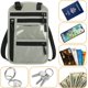 thumbnail image 4 of Cartera para el cuello Organizador de documentos de viaje Porta pasaporte Mini Shoul, 4 of 5