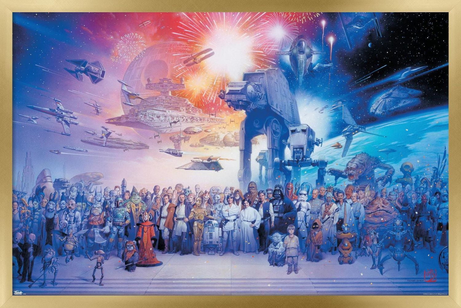 Star Wars: Saga - Galaxy Wall Poster