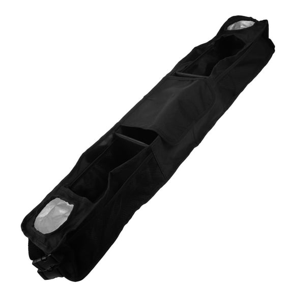 ELAYARD Golf Cart Accessory Organizer Black Storage Basket with Front Dashboard Tray No Drilling Required