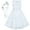 White Set, variant on Flower Girls Dress Off-White Princess Crown Dress Up Party 4 Years