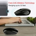 thumbnail image 5 of 2.4G Wireless Gaming Mouse TeqHome Wireless Optical Mouse with USB Receiver 3 Adjustable DPI 6 Buttons for PC Laptop Computer Macbook Red, 5 of 12