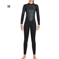 thumbnail image 4 of Eigraketly Traje de buceo Cálido Neopreno Buena elasticidad Manga larga Estilo de una pieza Trajes de baño Fuerte Protección solar Traje de neopreno Deportes acuáticos Mujer Negro METRO Eigraketly OD020696-09, 4 of 5
