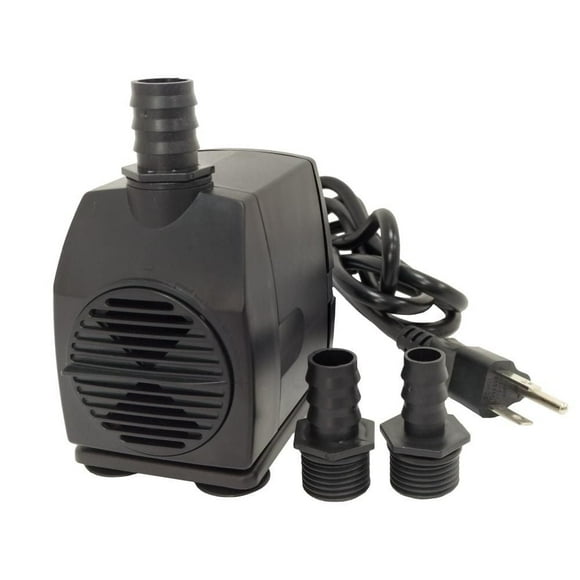 Angelo Décor Pompe 400 GPH, débit variable, compatible avec tubes 1/2, 5/8, and 3/4 pouce