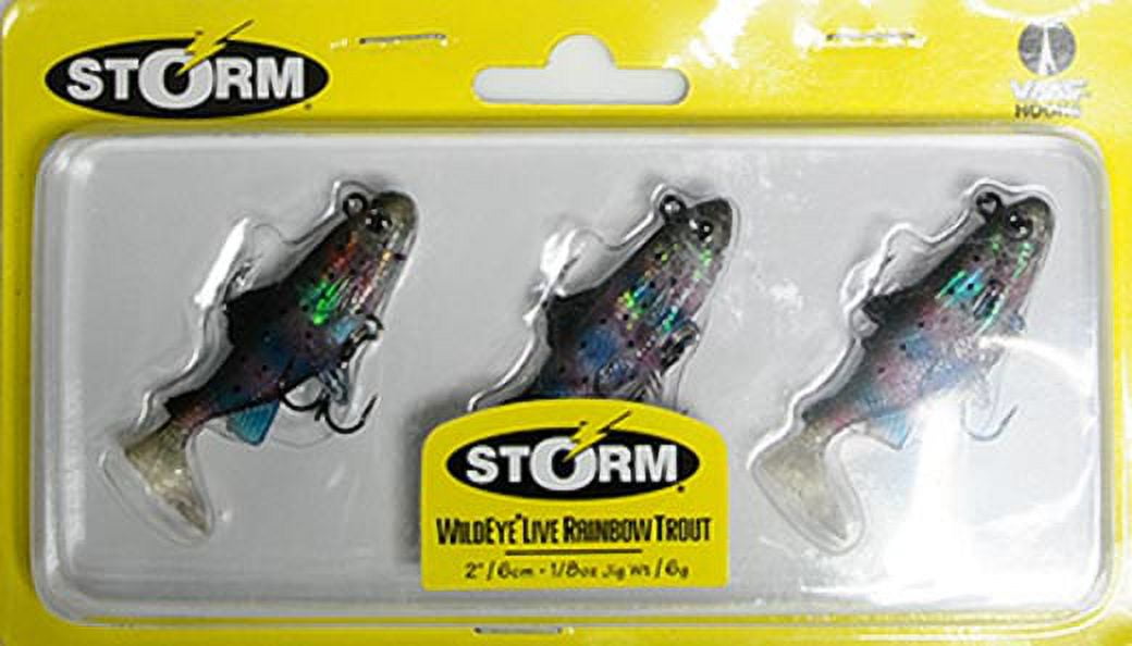 Storm WildEye Live Rainbow Trout 2 Fishing Lure 1/8oz 3pcs 