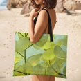 thumbnail image 5 of Pastel Yellow Flower Field Glowing Softly Outdoor Picnic Blanket, Foldable Waterproof Beach Mat, Portable Beach Blanket for Beach Camping, Hiking, Family Concerts, 5 of 8