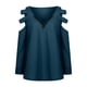 thumbnail image 4 of Blusa informal de manga larga con cuello y cremallera para mujer Fridja  hj4696, 4 of 9
