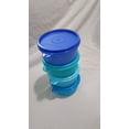 thumbnail image 3 of Tupperware Lunch Box Set of 4 Tropical Cups 200 ml Small food Storage Containers, 3 of 5