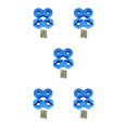 thumbnail image 2 of maskred 4pcs/set 5MM Aluminium Alliage Roue Adaptateur de Montage pour 1/10 AXIAL SCX10 Durable Aluminium Alliage Roue Adaptateur Bleu Foncé 5Set, 2 of 6